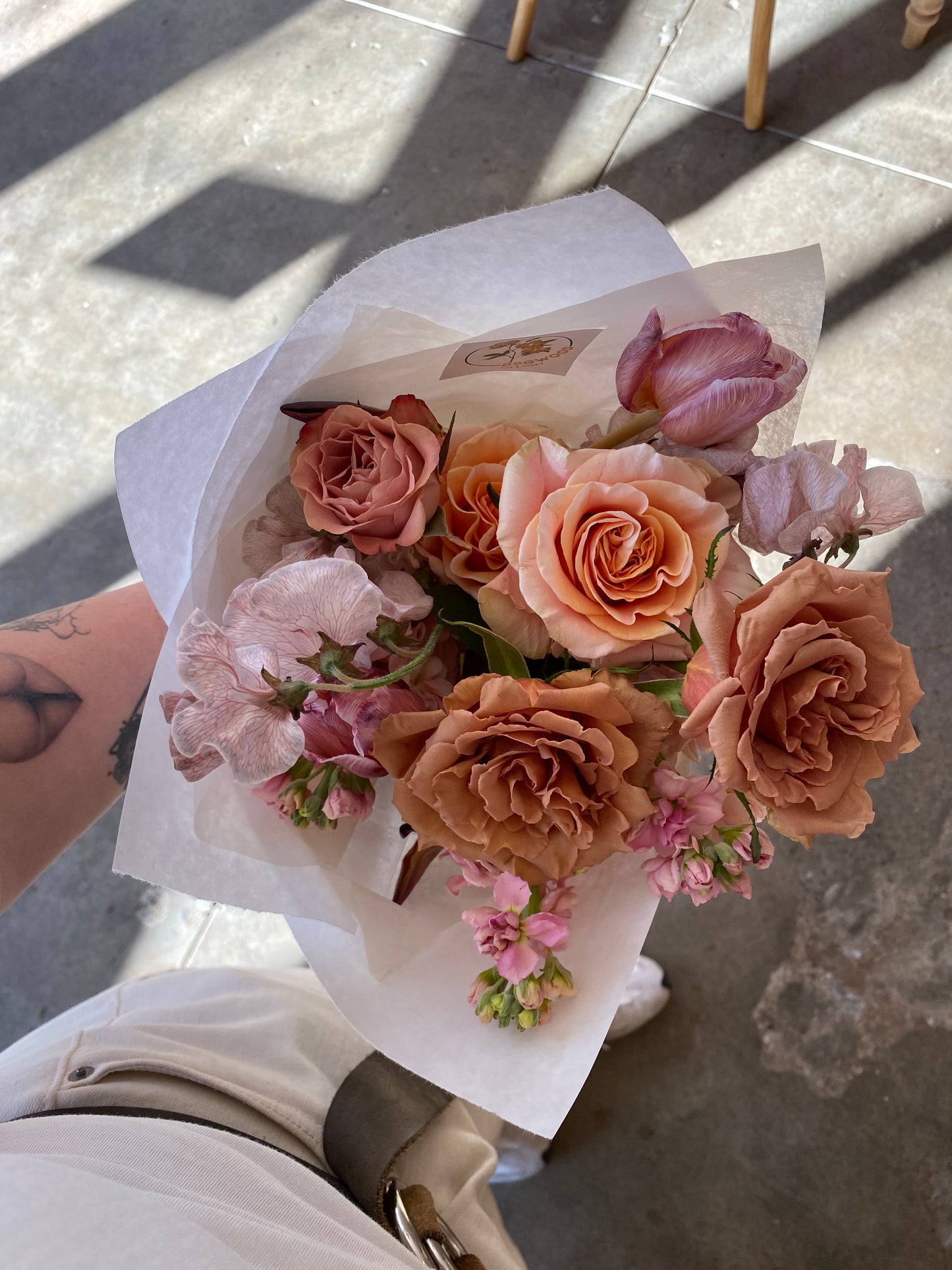 Shades of Pink Hand-tied Bouquet